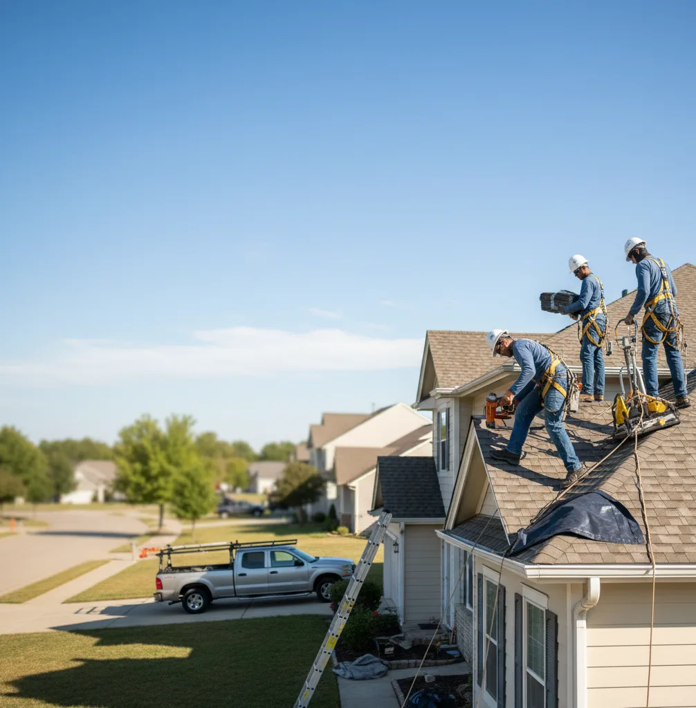 Roof Repair in Leonard